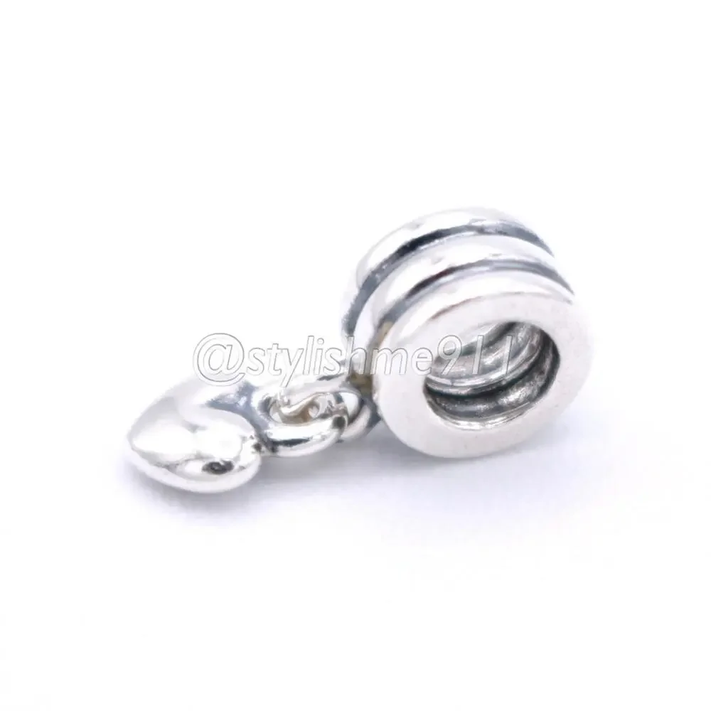 Authentic Pandora Retired Heart Dangle Charm - 790276
